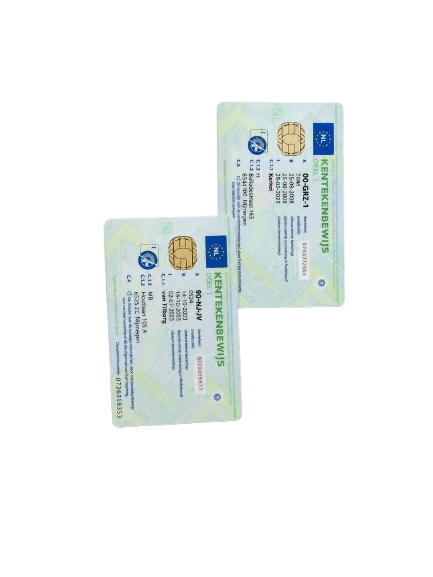 Voorbeeld kentekenbewijs (kentekencard) — nodig voor RDW-vrijwaring bij verkoop sloopauto